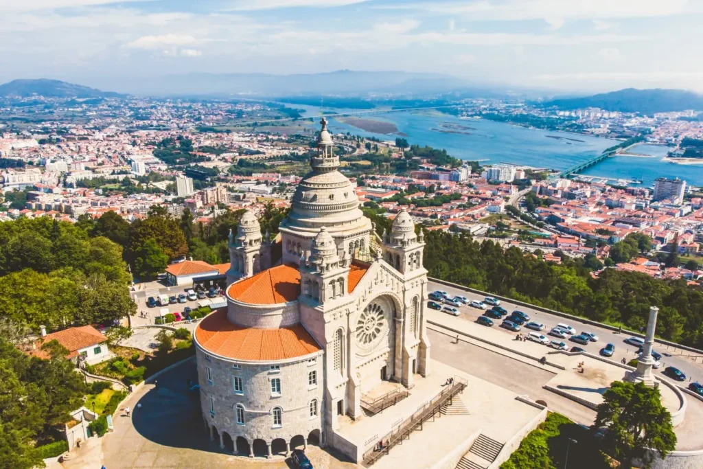 Viana Do Castelo Santa Luzia Vue Aerienne Seniordunet